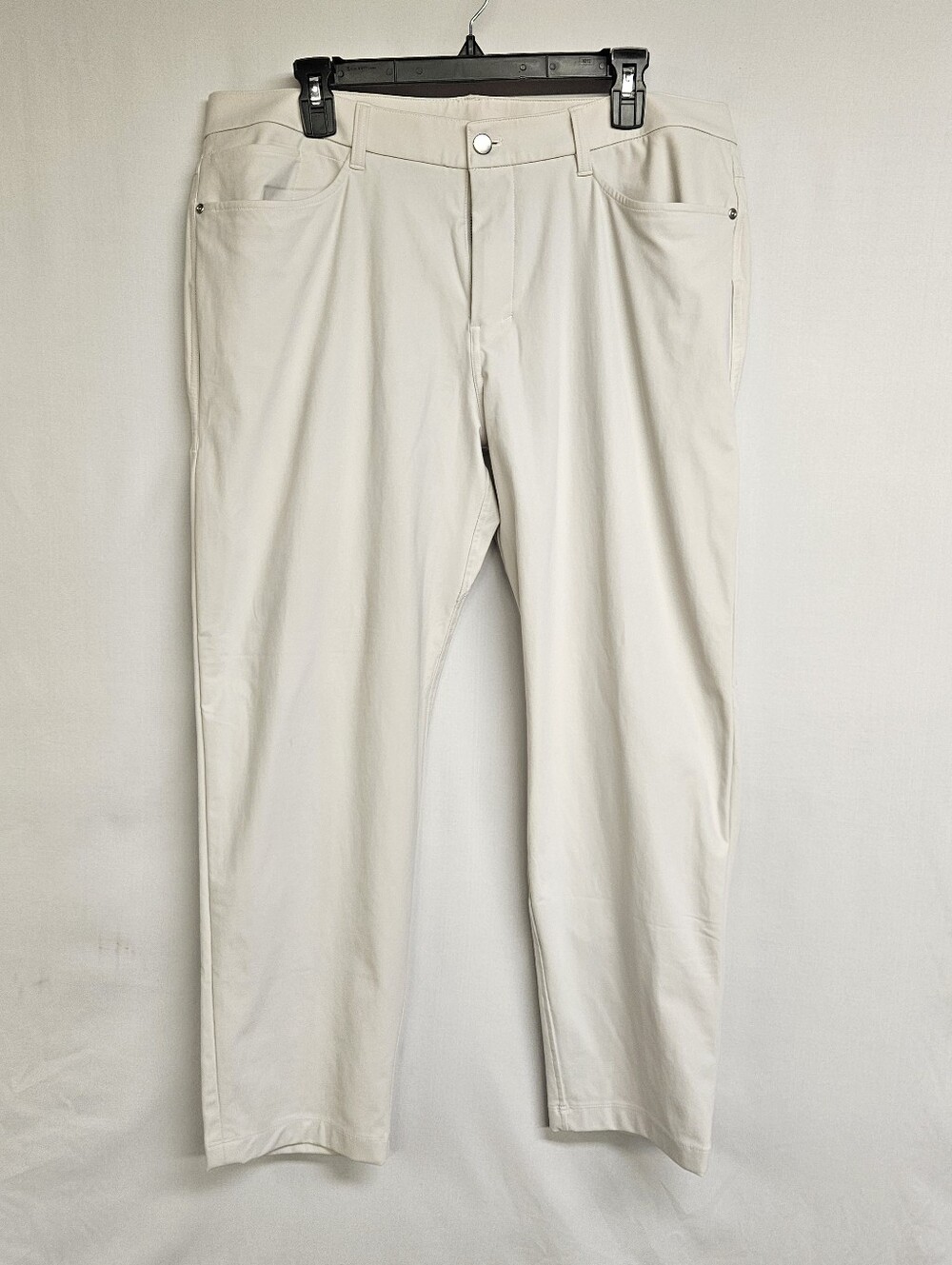 Lululemon ABC Chino Flex Performance Pants Mens Size 36 X 28 Tan Warpstreme